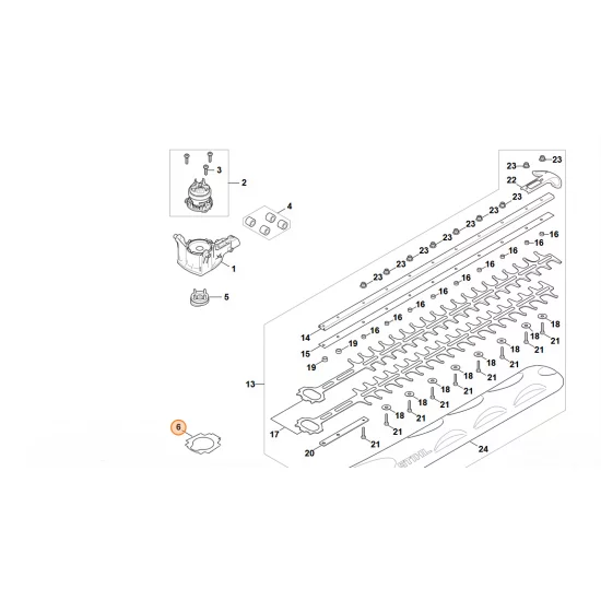 STIHL  Element blaszany HA06 642 4800